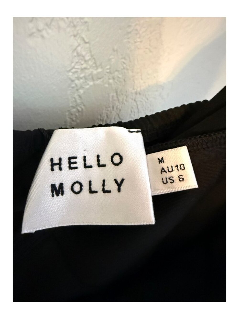 Current NWT Hello Molly Black White Corset Bustier Asymmetric strapless Mini S/M - Picture 10 of 12